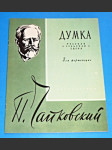 Čajkovskij / noty : Klavír : Dumka - Ruská venkovská scénka Op.59 - náhled