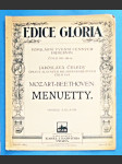 Mozart , Beethoven /noty : Housle + klavír : Menuetty č.8 a 9 - náhled