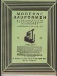 Moderne bauformen - monatshefte für architektur und raumkunst - xxvii. jahrgang - heft 3 - märz 1928 - náhled
