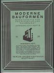Moderne bauformen - monatshefte für architektur und raumkunst - xxvii. jahrgang - heft 12 - dezember 1928 - náhled