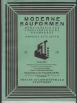 Moderne bauformen - monatshefte für architektur und raumkunst - xxvii. jahrgang - heft 8 - august 1928 - náhled