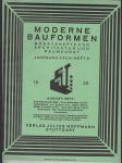 Moderne bauformen - monatshefte für architektur und raumkunst - xxviii. jahrgang - heft 8 - august 1929 - náhled