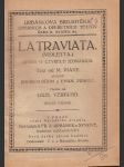 La traviata (violetta) - opera o čtyřech jednáních - náhled