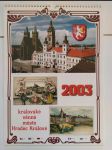 Nástěnný kalendář 2003 - královské věnné město hradec králové - náhled