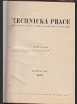 Kompletní ročník časopis technická práce  ročník viii. -1952  / odborný časopis, pro technická povolání / - náhled