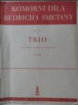 Komorní díla b. smetany - trio - pro klavír, housle a violoncello g-moll opus 15 -3 sv. - náhled