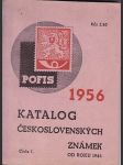 Katalog československých známek od roku 1945 -číslo 1  / pofis  1956 / - náhled