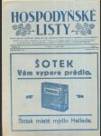 Hospodyňské listy číslo 1. - 1929 - náhled