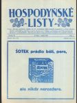 Hospodyňské listy číslo 1. - 1934 - náhled