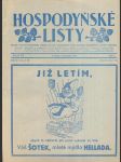 Hospodyňské listy číslo 6. - 1931 - náhled