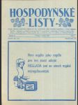 Hospodyňské listy číslo 3. - 1933 - náhled