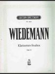 Praktische und theoretische studien für klarinette  heft  vi. - náhled