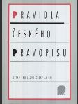 Pravidla  českého  pravopisu - náhled