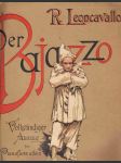 Der  bajazzo - klavier-auszug mit deutschem text - band i. - náhled