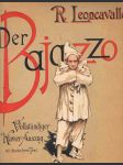 Der  bajazzo - klavier-auszug mit deutschem  text - náhled