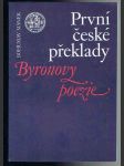 První  české  překlady  byronovy  poezie - náhled