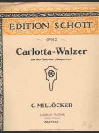 Carlotta-walzer aus der operette "gasparone" - klavier - náhled