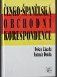 Česko - španělská obchodní korespondence - náhled