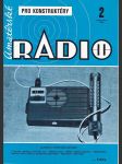 Časopis amatérské  radio  pro  konstruktéry  č.2 -ročník xxxviii.  1989 - náhled