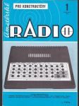 Časopis amatérské  radio  pro  konstruktéry  č.1 -ročník xxxviii.  1989 - náhled