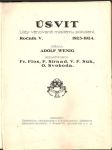 Úsvit- listy  věnované  mladému  pokolení  ročník  v.  1923-1924 - náhled