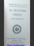 De imitatione christi - libri quatuor - kempenský tomáš - náhled