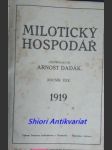 Milotický hospodář - ročník xxx-xxxi-xxxii - kolektiv autorů - náhled