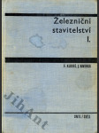 Železniční stavitelství - Celost. vysokošk. učebnice. 1. díl - náhled