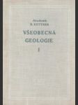 Všeobecná geologie I.- IV. - náhled