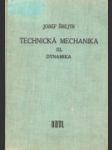 Technická mechanika III. - náhled