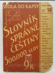 Slovník správné češtiny - 500.000 slov - náhled