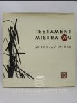 Testament mistra Wu - náhled