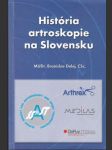 História artroskopie na Slovensku - náhled