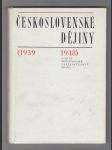 Československé dějiny 1939 - 1948 - náhled