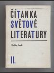 Čítanka světové literatury II - náhled