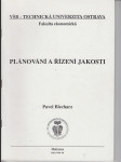 Plánování a řízení jakosti  - náhled