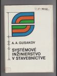 Systémové inžinierstvo v stavebníctve - náhled