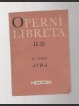 Operní libreta II- 15  / Aida - náhled