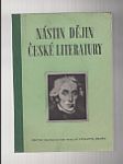 Nástin dějin české literatury - náhled