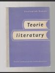 Teorie literatury - náhled