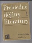 Přehledné dějiny literatury 1 - náhled