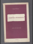 Rostlo stranou / verše z let 1905 -1945 - náhled