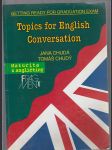 Topics for English Conversation / maturita z angličtiny - náhled