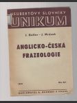 Anglicko - česká frazeologie - náhled