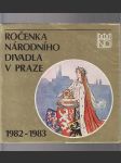 Ročenka Národního divadla 1982-1983 - náhled