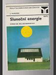 Sluneční energie - úvod do helioenergetiky - náhled