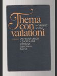 Thema con variationi - vrcholná období v životě a díle Johanna Sebastiana Bacha - náhled
