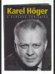 Z hercova zápisníku  Karel Höger - náhled
