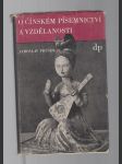 O čínském písemnictví a vzdělanosti - náhled