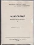 Surdopedie - komunikace sluchově postižených 1. skripta - náhled